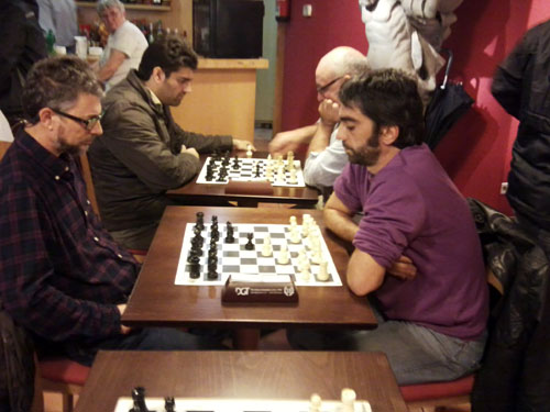 II Torneo Xadrez Café Bendaña. Santiago Compostela. 2013. Foto 4