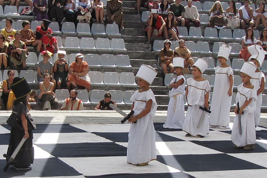 Ribadavia Xadrez Humanano Festa da Istoria 2016