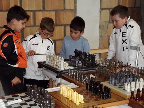 XIV Torneo Concello da Guarda. Exposición de Xadrez. Fernando Alonso. Foto Xadrez Albatros 2014