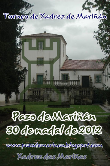 Cartel Torneo Pazo Mari&ntilde;&aacute;n