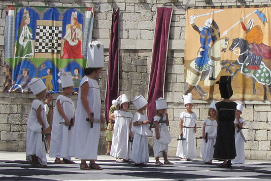 Ribadavia Xadrez Humanano Festa da Istoria 2016
