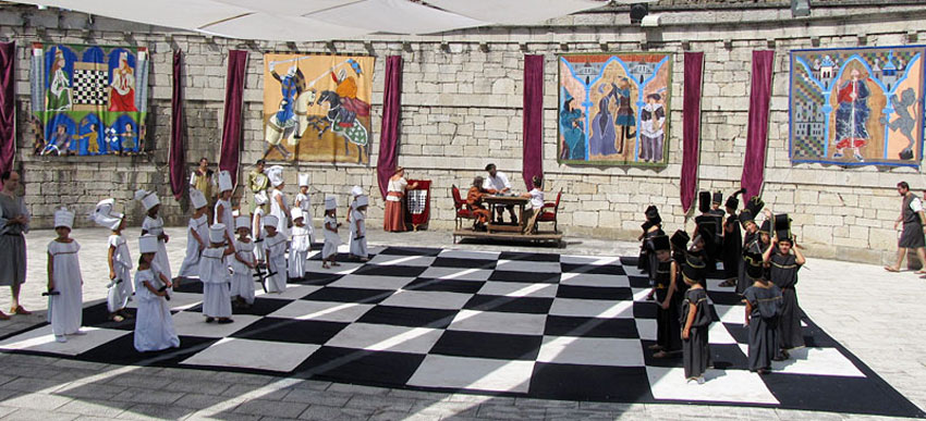 Ribadavia Xadrez Humanano Festa da Istoria 2016