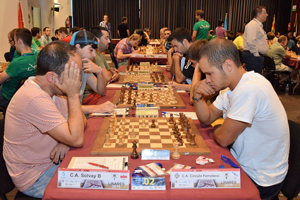 Mesa 2. C.A. Solvay B (Cantabria) vs C.A. Circulo Ferrolano (Galicia)