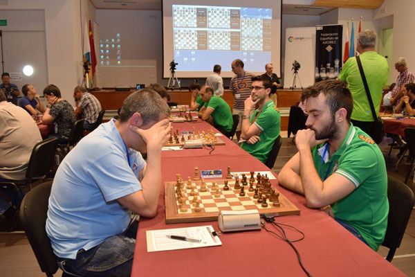 Casino Beniajan vs Escacs Barbera. Feliciano Martín vs David Pardo Simón