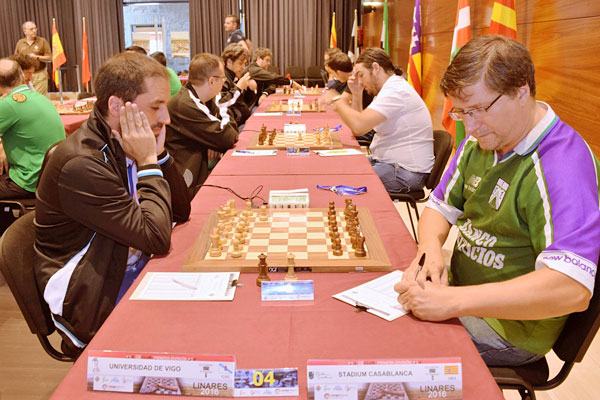 Casino Beniajan vs Escacs Barbera. Feliciano Martín vs David Pardo Simón