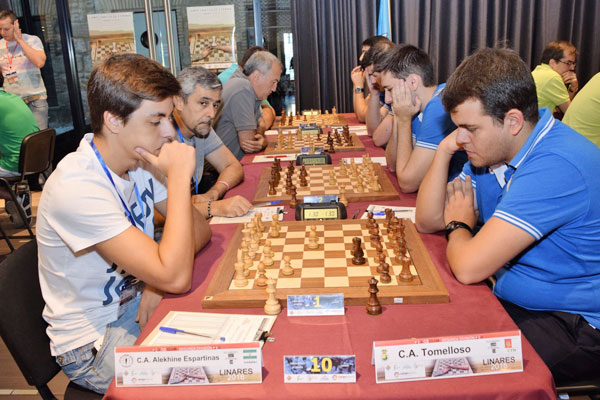 C.A. Alekhine Espartinas (Andalucía) vs C.A. Tomelloso (Castilla La Mancha)