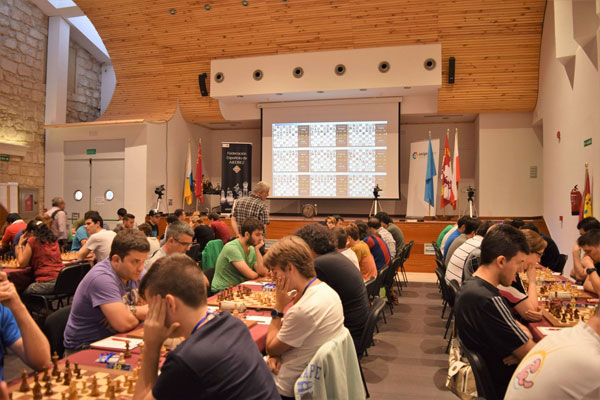 Vista parcial de la sala de juego
