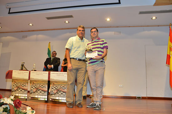 Alejandro Moreno, con el presidente Ochoa de Echagüen