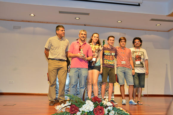 Equipo Alekhine-Espartinas, con Ochoa de Echagüen
