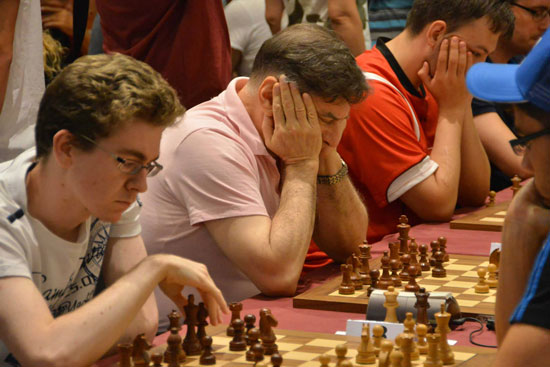 Ronda 9. David Antón, Ljubomir Ljubojevic y Ángel Arribas