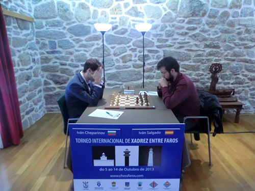 Iván Cheparinov vs Iván Salgado. Entre Faros 2013