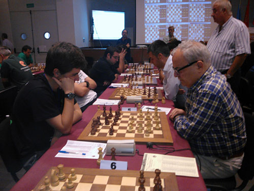 Jaime Santos Latasa (Linex Magic - Extremadura) con Elizbar Ubilava (Solvay)