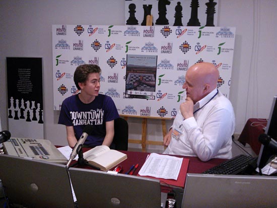 David Antón en El Ágora, durante los campeonatos de 2013