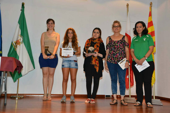 Sabrina Vega, Irene Nicolás, Ana Matnadze, Yudania Hernández y Niala Collazo