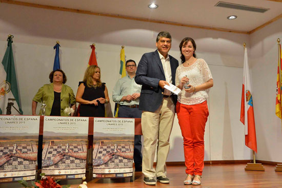 La Campeona de España Sabrina Vega, mejor clasificada femenina.
