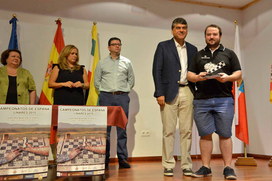 Mikel Huerga (3º) con Javier Ochoa