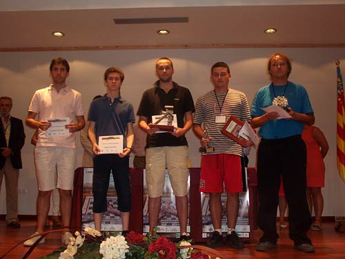 Campeonatos de España. Campeonato Absoluto de Ajedrez Rápido 2013. Podio