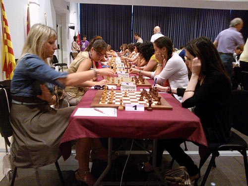 España Individual Femenino. Linares 2013. Partida Alexándrova-Matnadze