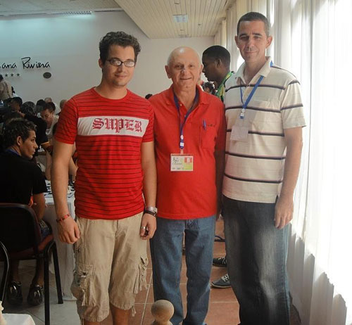 MI Henry Soto, Eustaquio Osorio y Orgel Bouza, participantes en el Memorial Capablanca de 2014
