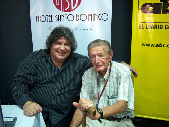 GM Zenón Franco con el Maestro Leonardo Lipiniks