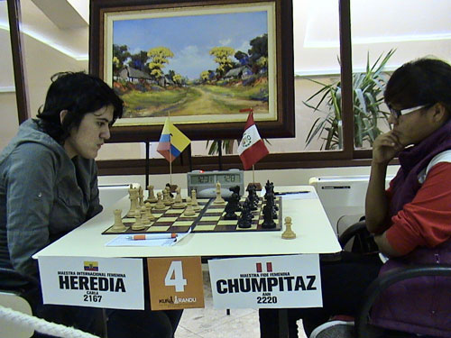 WIM Carla Heredia vs WFM Ann Chumpitaz
