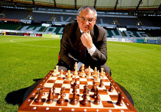 Félix Magath, en su etapa de entrenador del Wolfsburgo –con el