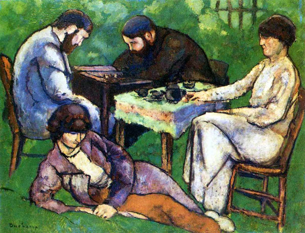 La partida de ajedrez (1910). Marcel Duchamp