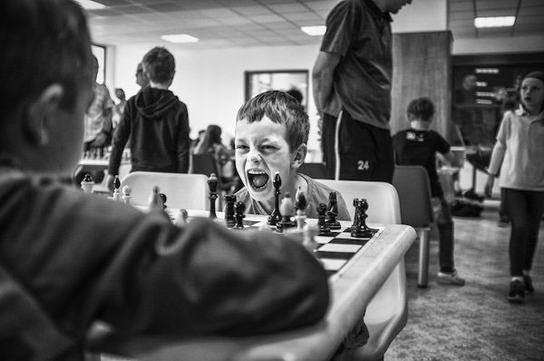 'Un joven jugador se expresa durante un torneo de ajedrez', Michael Hanke, premio Word Press Photo 2017