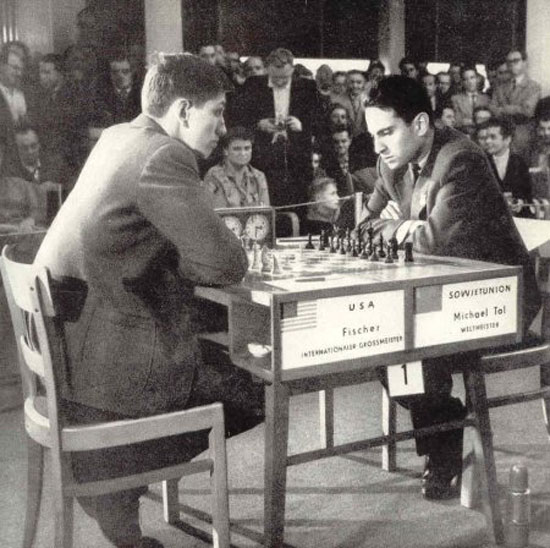 Fischer vs Tal. Leipzig 1960