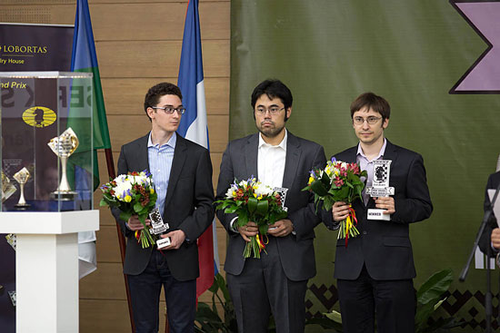 Caruana, Nakamura y Jakovenko, los vencedores de la etapa de Khanty Mansysk