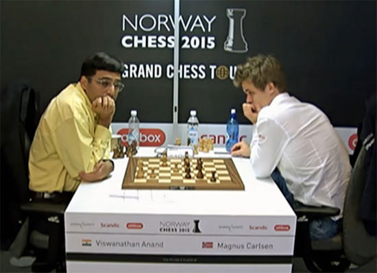 R 4 Anand a punto de derrotar a Carlsen 