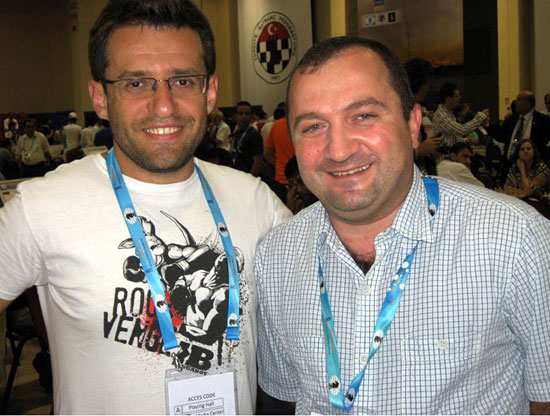 Aronian y Khachiyan en Tromso 2014