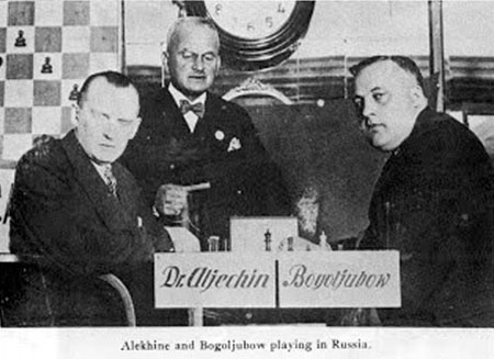 Alekhine y Bogoljubow Nueva York 1924
