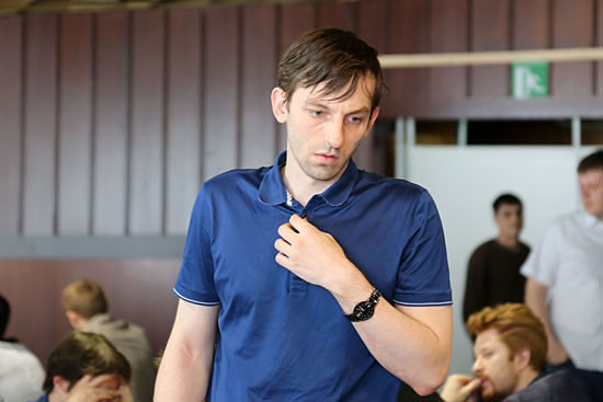 Alexander Grischuk, pimer tablero de Malaquita