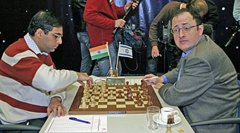 Anand Gelfand en Wijk aan Zee 2006 