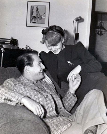 Artie Shaw y Lana Turner