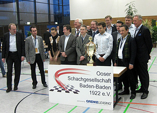 Baden Baden campeón de la Bundesliga por 9ª vez consecutiva 2014