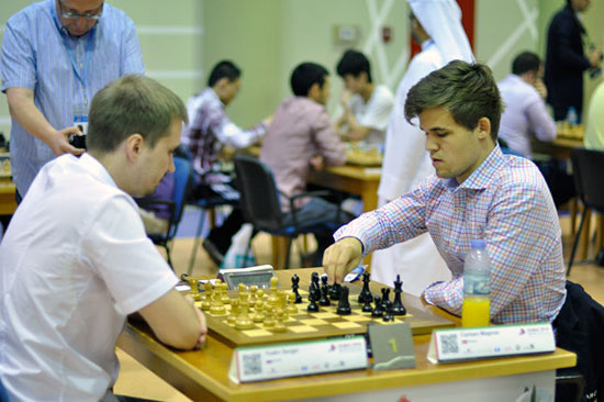 Blitz R 20 Carlsen gan con rapidez a Yudin y se adueña del primer puesto