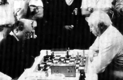 Bronstein ante Najdorf Mar del Plata 1986