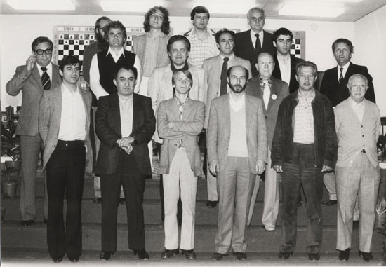 Bugojno 1982 Izq. Ljubojevic junto a Petrosian