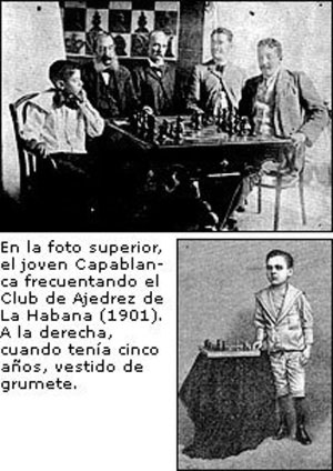 Capablanca a los 5 años