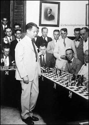 Capablanca en La Habana 1925 chess in pictures