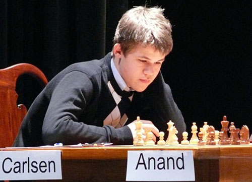 Carlsen vs Anand en Morelia 2007