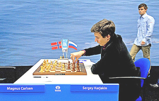 Carlsen vs Karjakin Wijk aan Zee 2012