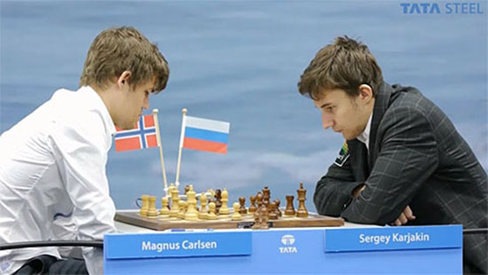 Carlsen vs Karjakin Wijk aan Zee 2013 