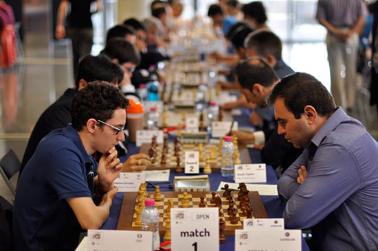 Caruana vs Mamedyarov. 2014