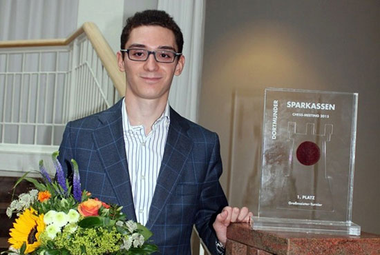 Caruana vencedor en Dortmund 2015 