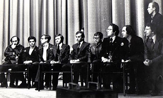 Cto de la URSS, Tiflis 1978, con Kasparov y Tseshkovsky