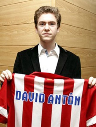 David Antón, hincha del Atlético de Madrid