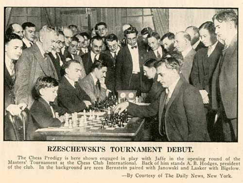 Debut de Reshevsky en 1920